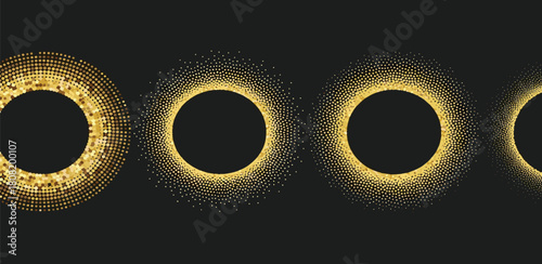 Golden Glow Eclipse A Series of Celestial Sphere Halos
