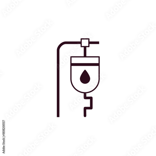 Medical drip icon