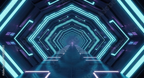 Fototapeta Naklejka Na Ścianę i Meble -  blue circuit board