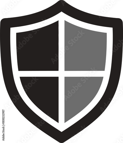 Shield with Four Sections Icon Symbolizes Protection Security Defense Guard Safety and Safeguard Representation of Strength Assurance Reliability and Trust Free Download Shield with Four Sections Icon Symbolizes Protection Security Defense Guard Safety and Safeguard Representation of Strength Assurance Reliability and Trust - GFXLoad