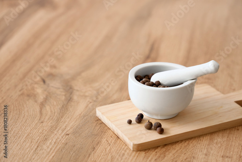 Ceramic mortar with pestle ...