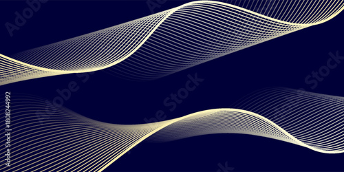Vector line wave luxury pattern with space for text. Clouds, water modern art. Abstract line texture, elegant japanese fancy background. abstract wavy lines background.