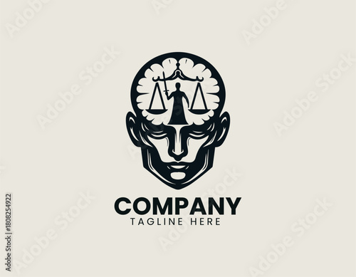 Mind Legal Logo black vector logo