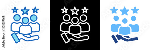 Satisfaction tripplestyle icon