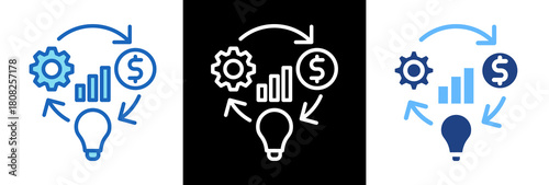 Business Continuity tripplestyle icon