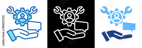 Technical Support tripplestyle icon