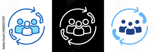 Call Forwading tripplestyle icon