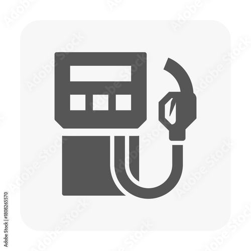 Fuel Station Icon: A simplified yet impactful icon depicts a fuel station, symbolizing the vital energy source for transportation and industry.