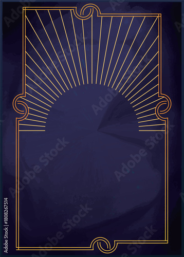 光と輝きの占いカードの背景イラスト素材