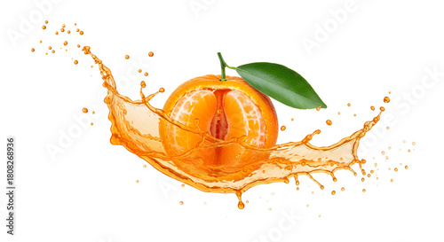 Orange Splash Fresh Citrus Burst for Healthy Living and Vibrant Designs