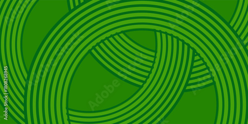 farm green banner, organic abstract background with fields. wavy green lines, natural organic products. ecology background. striped farmer green Pattern