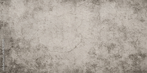 Aged gray concrete grunge wall texture background with vintage paper pattern