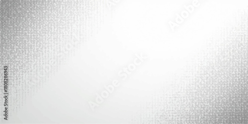 Abstract white background featuring a textured surface with a subtle pattern of white binary code