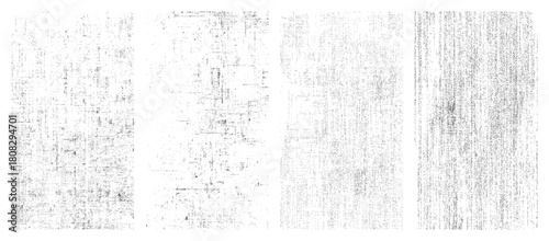 Vector grunge noise texture with scratch lines and static glitch effect, digital grain pattern background isolated on transparent background for retro or vintage design overlays