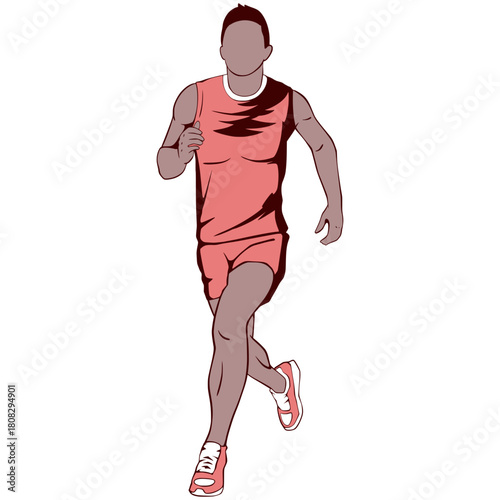 Running Sport Illustration Digital drawing