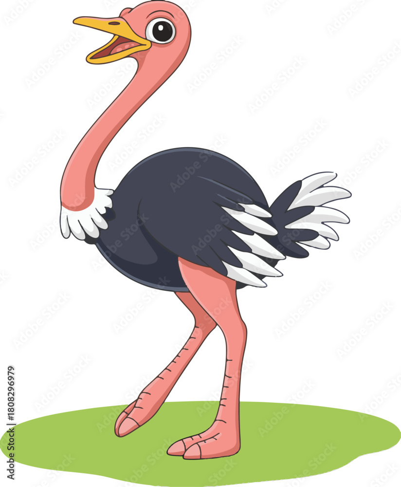 Obraz premium stork with baby