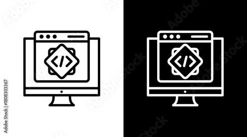 Coding With Icon Set Design