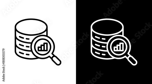 Big Data With Icon Set Design