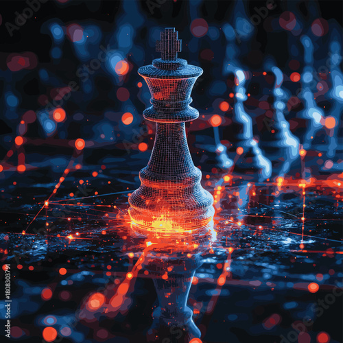 Strategic planning, innovative solutions, exceptional customer service. The path to triumph in the competitive business arena. Generative AI    high resolution   for isolate image