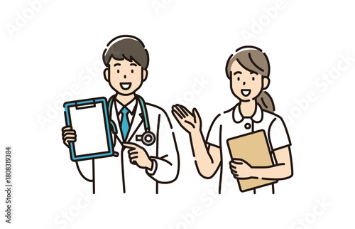 医者と看護師　医療