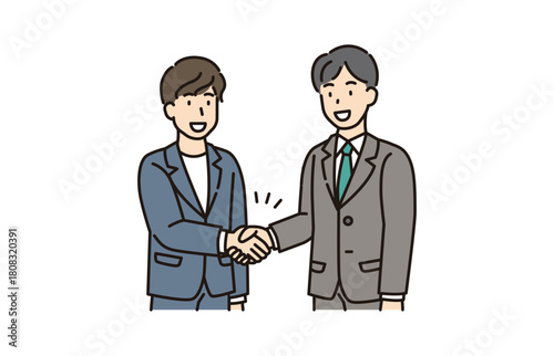 握手　ビジネスマン