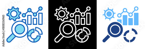 Research triple style icon