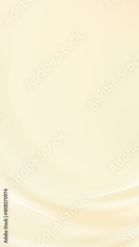 Minimalist Cream Abstract Wave Vertical Background