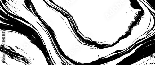 Vector white marble patterned wall texture with black veins