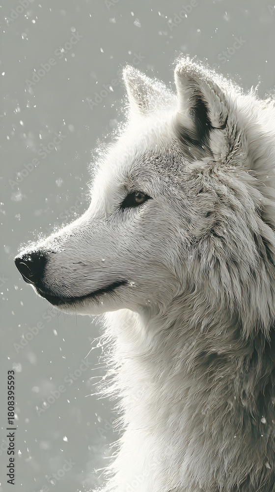 Obraz premium wolf in winter