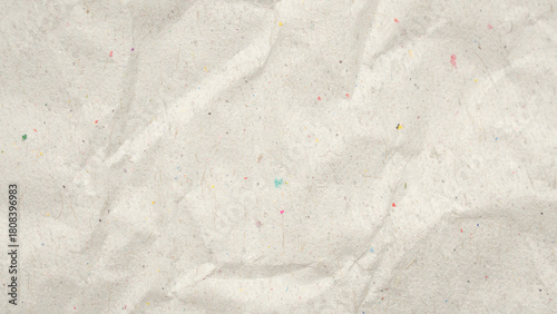 Abstract crumpled and creased recycle paper texture background