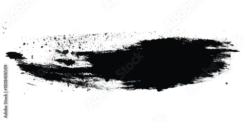 Abstract design with bundle of different ink brush strokes .Paintbrush set template. Grunge brushes collection. Brush stroke paint border in ,Dirty textures of banners, boxes, frames, Painted texture 