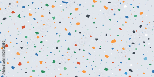 Colorful confetti seamless pattern vector design illustration for fun birthday party decoration and holiday element