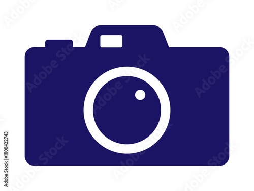 カメラのアイコン（撮影のシルエット）