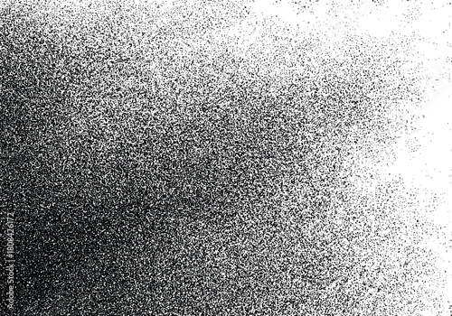 abstract grainy texture background. black and white grunge rough pointillism vector illustration. a neutral grain dust splattered on a blank canvas for design use as a pattern or overlay. vector