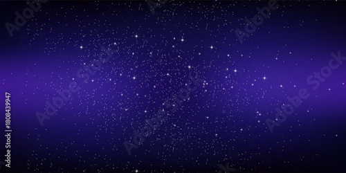 Gradient sunrise starry night background vector design in eps 10