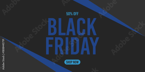 50% off black friday 50%off fifty percent off 50 % off, black, blue, promotion, november, retail, discount, price. 