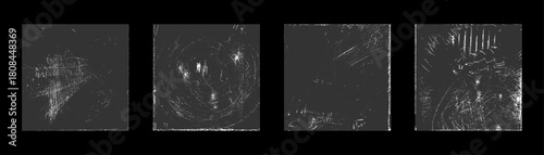 Worn paper texture with scratches and noise showing a square pattern perfect for backgrounds and design elements.