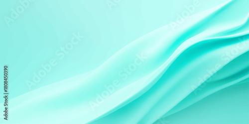 Soft flowing blue silk texture pattern illustration for an abstract wave motion background design