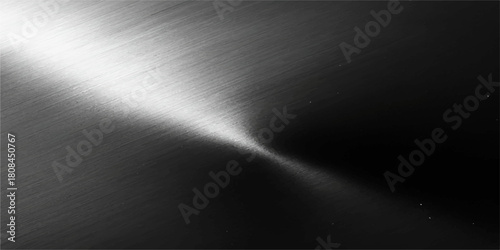 A brushed stainless steel texture background with a light metallic silver surface and smooth reflection