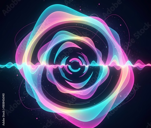 A vibrant abstract artwork visualizing the ‘heartbeat’ of the upcoming year