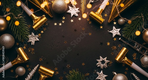 Festive holiday celebration background