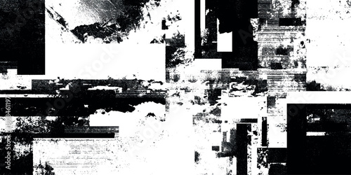 A dynamic vector illustration featuring a papercut style abstract design layered with authentic grunge and distressed textures.