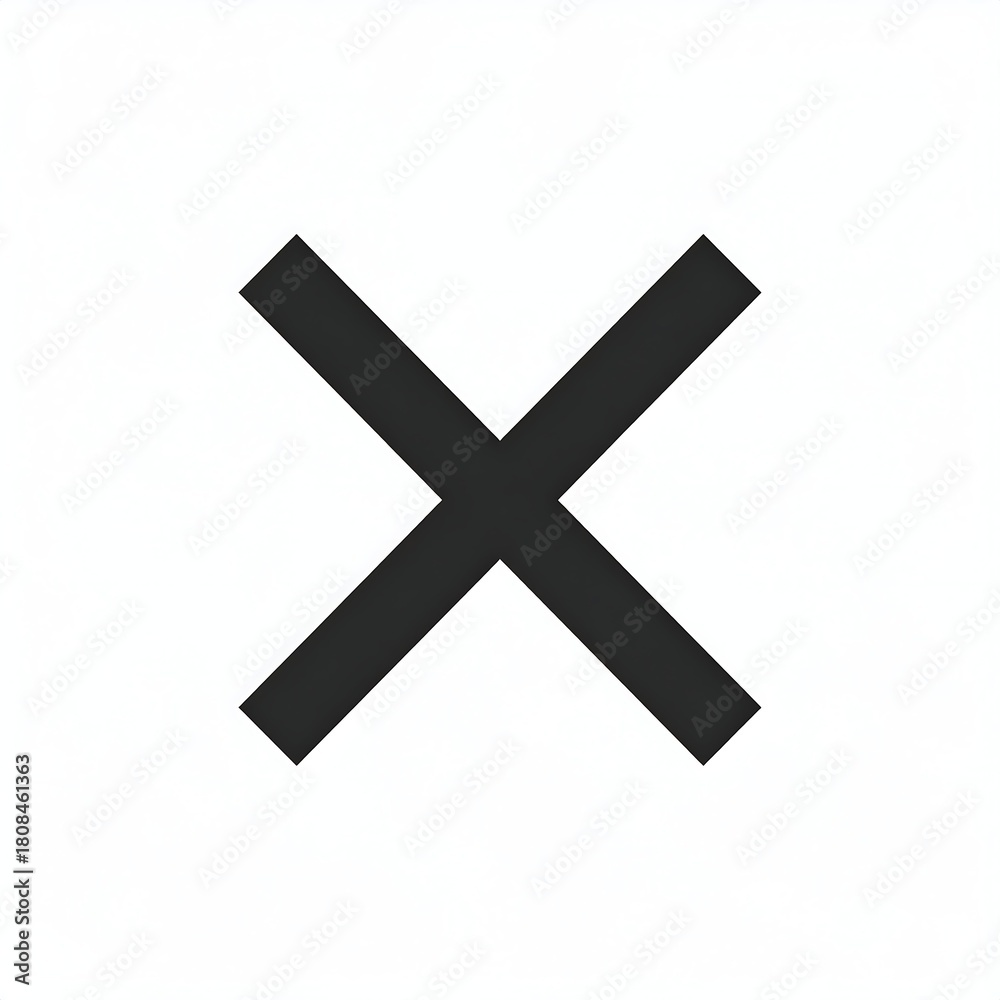 Obraz premium Black diagonal lines intersect, creating an 