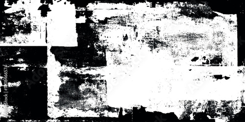 Grunge Papercut Texture Overlay Distressed Paper Cut Edge Background with Rough Vintage Effect.