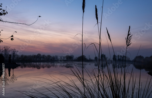 Sunset on the lake