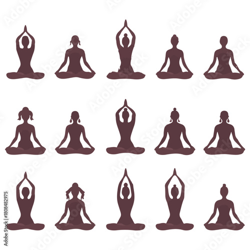 International Yoga Day Meditation Vector Illustration,
Person Meditating on Green Lotus Flower Background,Mindfulness and Yoga Practice Flat Vector Design,Wellness and Meditation Concept fo.