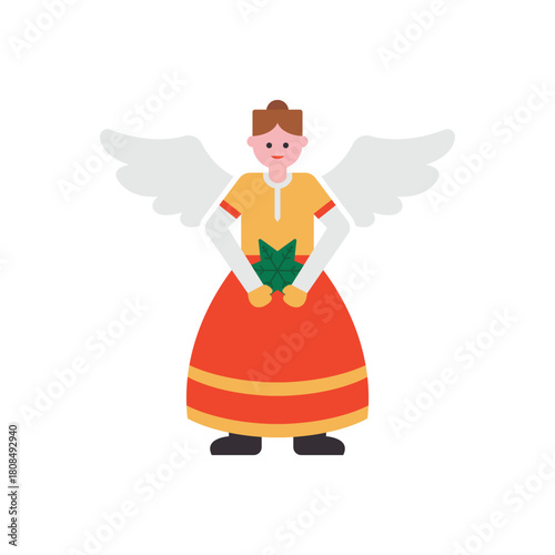 Colorful icon for  angel