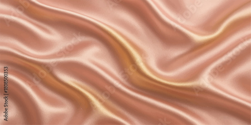 Luxury pink and red silk satin fabric texture with soft waves and elegant, smooth, shiny, flowing drapery backdrop