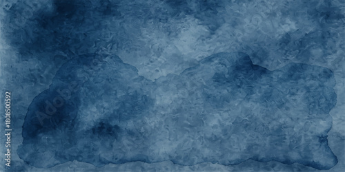 Abstract blue grunge texture wallpaper with old paper and dark smoke pattern