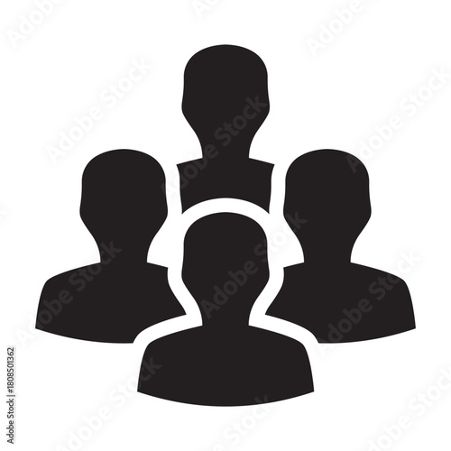 Glyph Icon – Solid Group Users